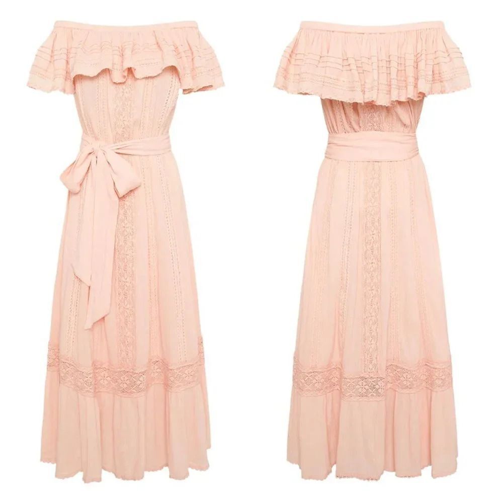 Spell Cassie Lace Gown in Petal Size XL NWT $299 - Picture 11 of 12